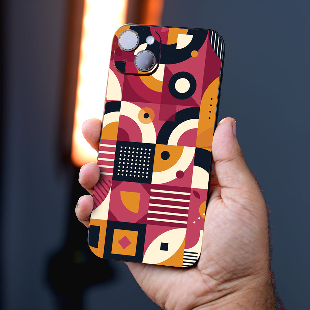 Retro Pattern Abstract Mobile Skin