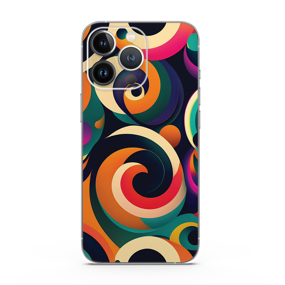 Fomo Store Mobile Skins Abstract  Retro Swirls