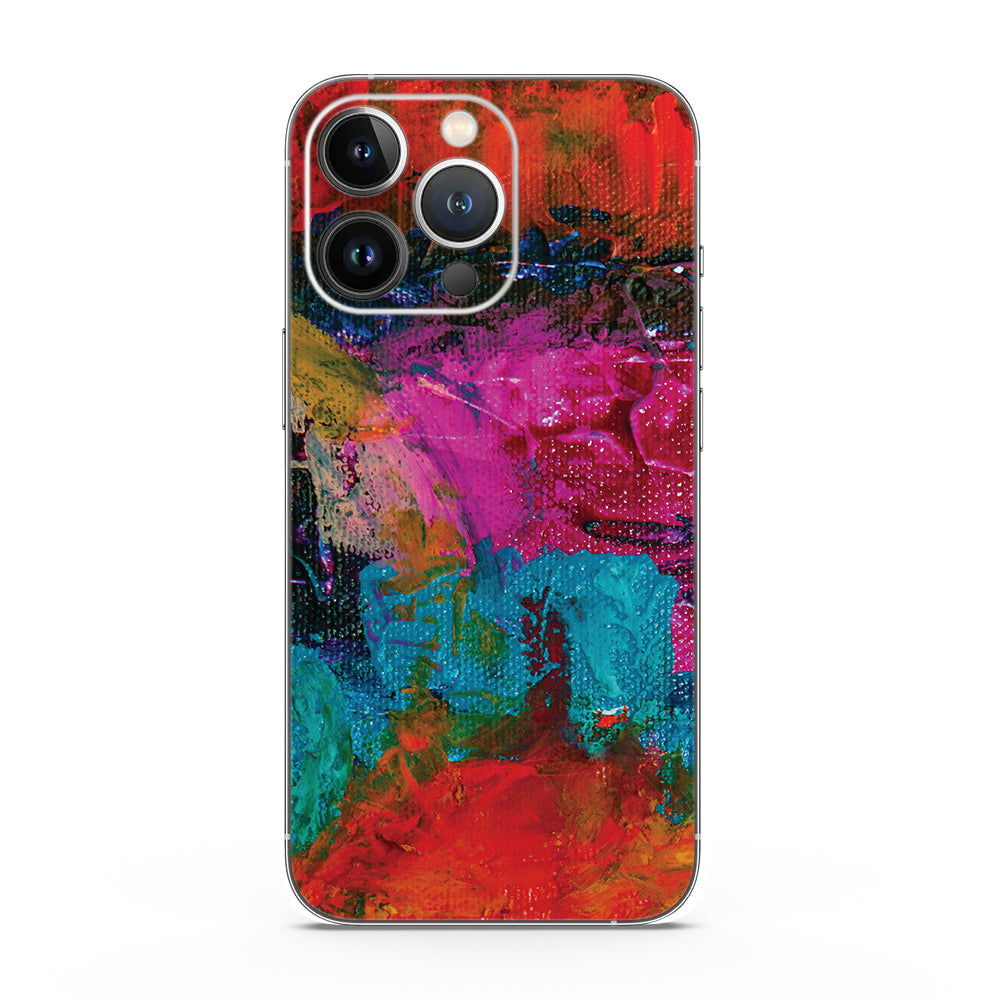 Fomo Store Mobile Skins Abstract  Vibrant Brushstrokes