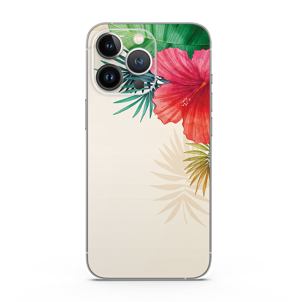 Fomo Store Mobile Skins Botanical Tropical Hibiscus Floral