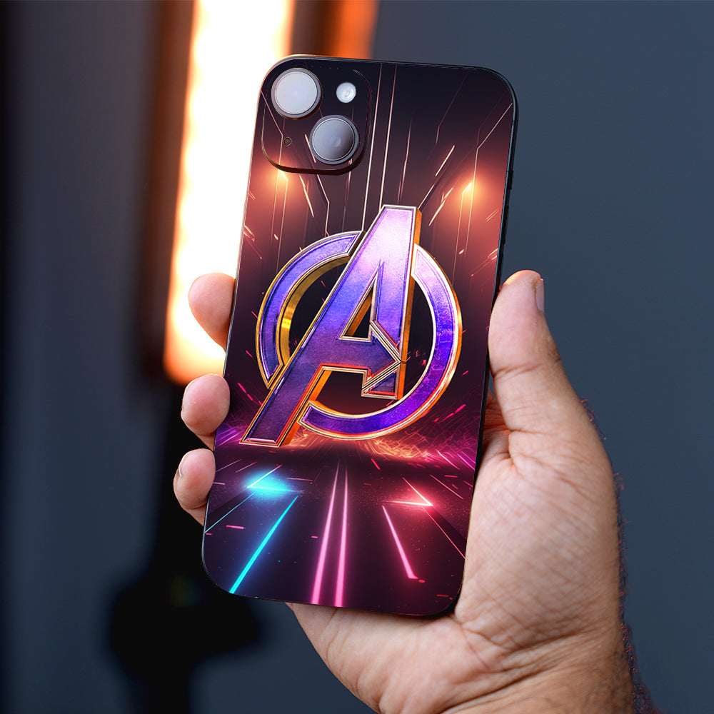 Avengers Logo Comic Mobile Skin