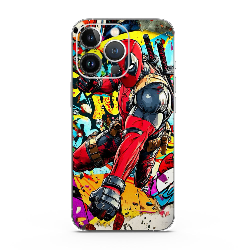 Fomo Store Mobile Skins Comics Deadpool Graffiti Style