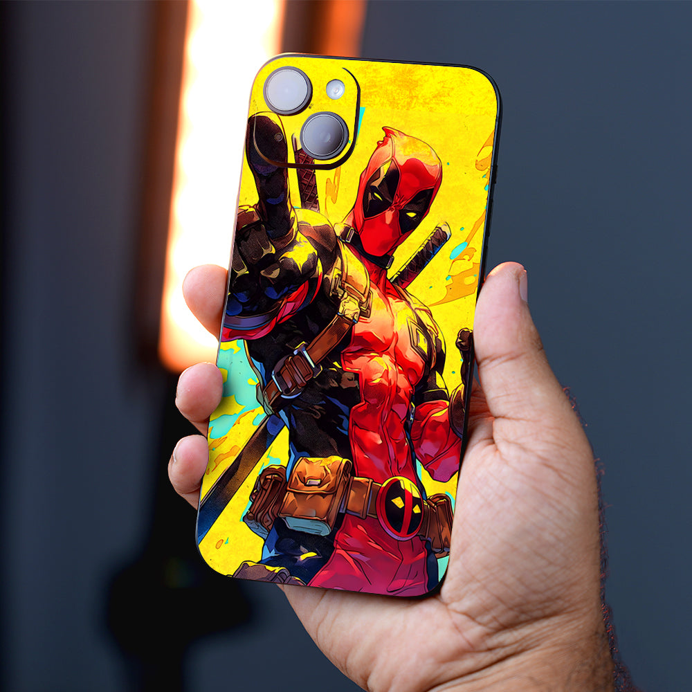 Deadpool Strikes Again Comic Mobile Skin