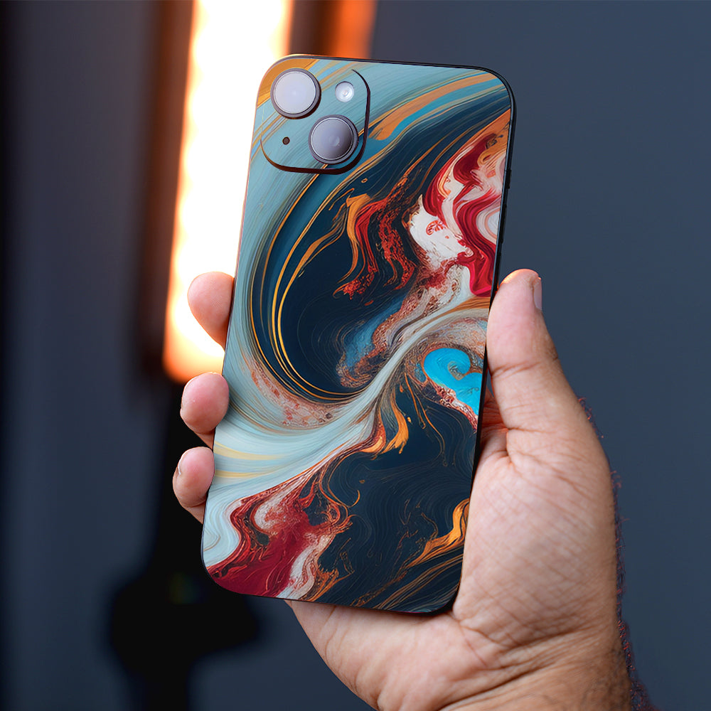 Cosmic Ocean Wave Marble Mobile Skin