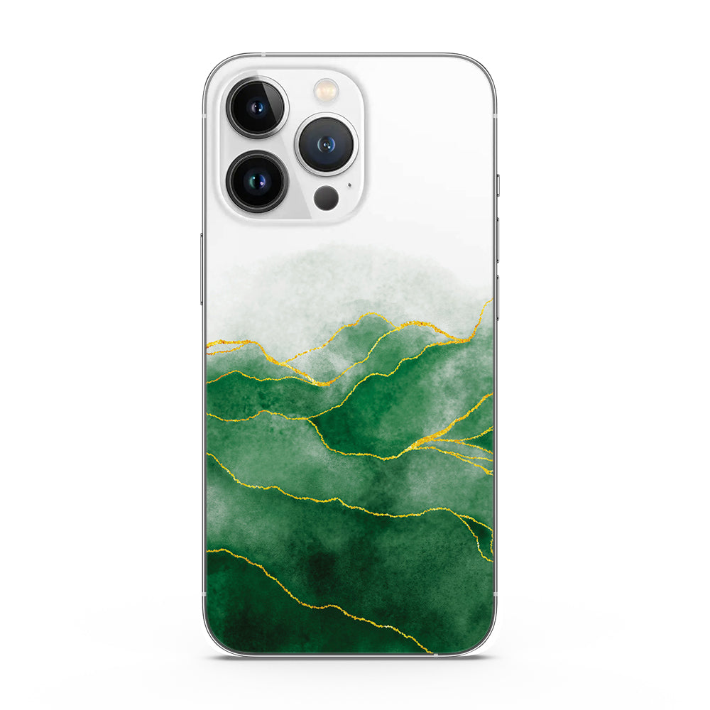 Fomo Store Mobile Skins Marble Emerald Mist Mountains