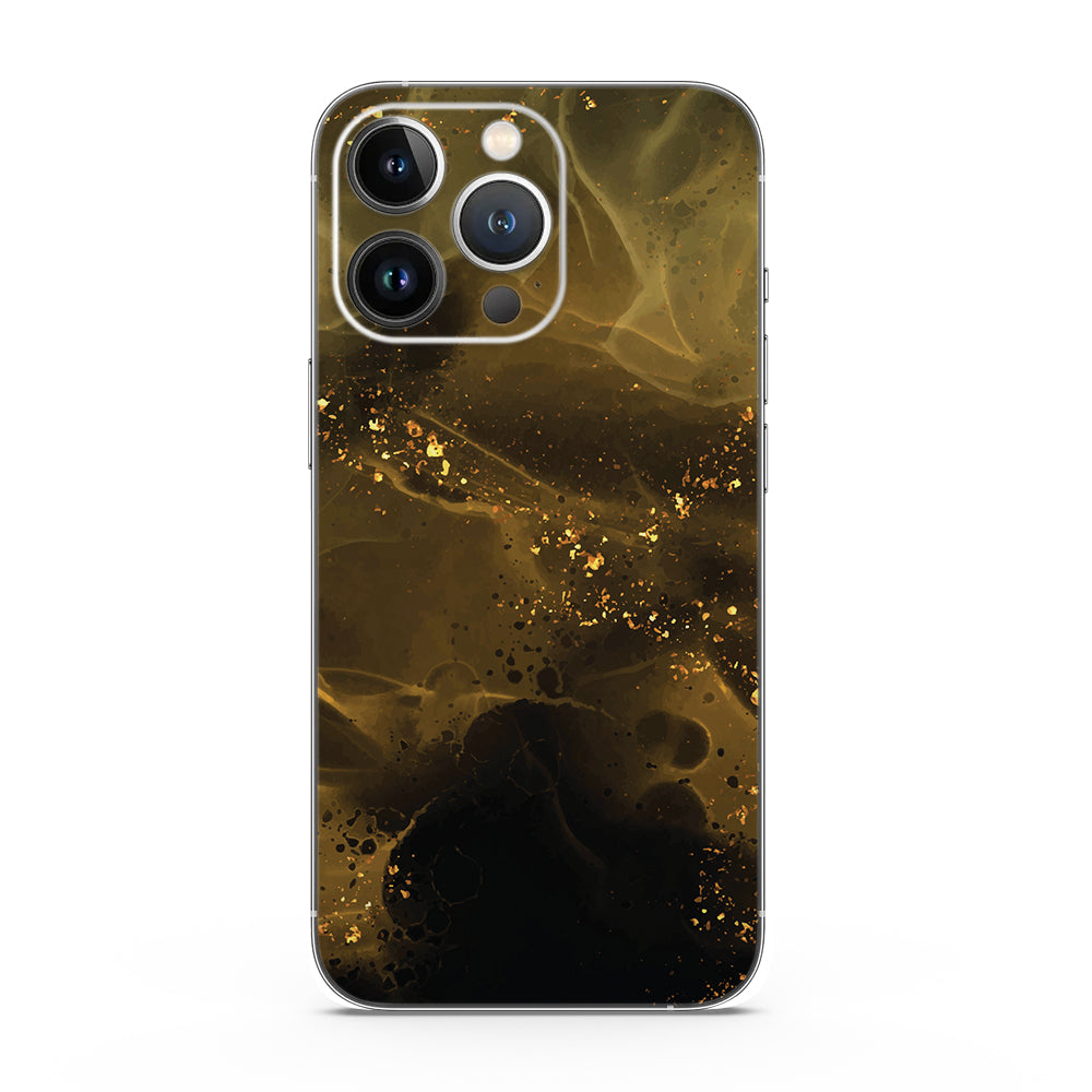 Fomo Store Mobile Skins Marble Golden Smoke Swirl