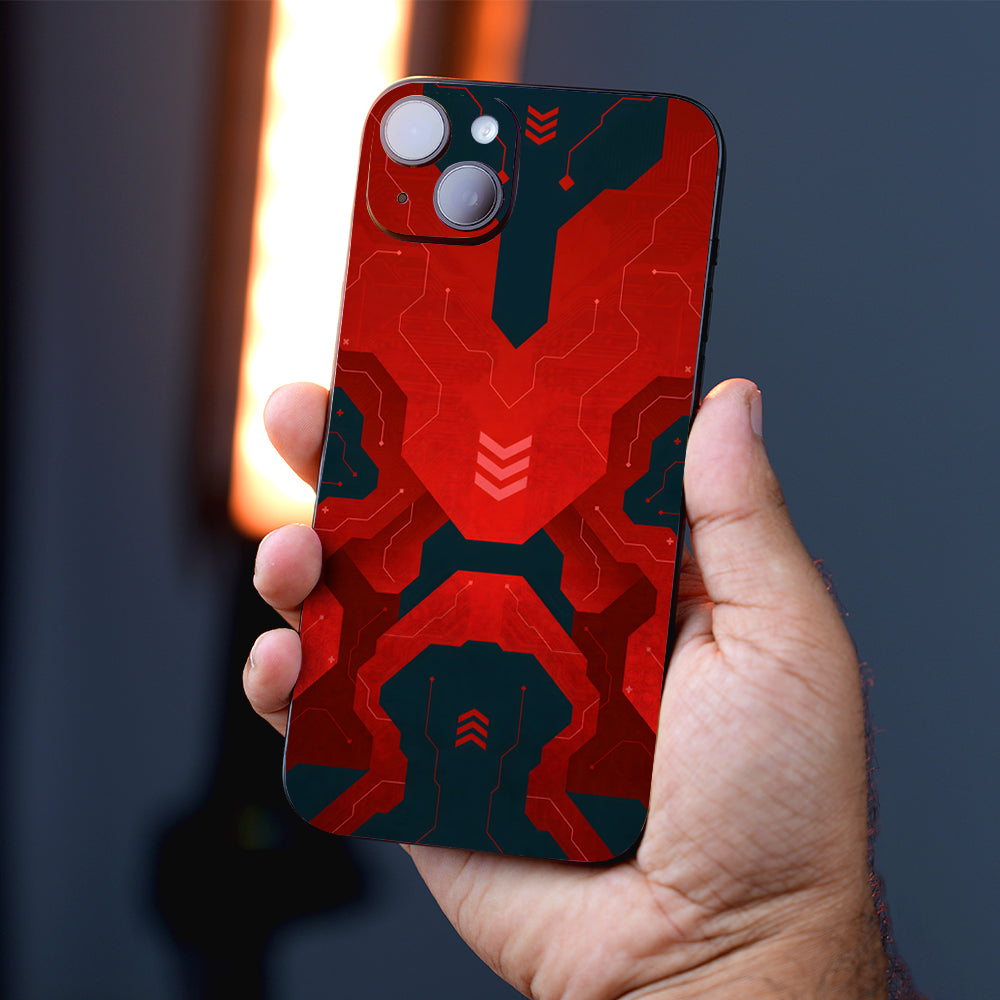 Red Flow Mobile Skin