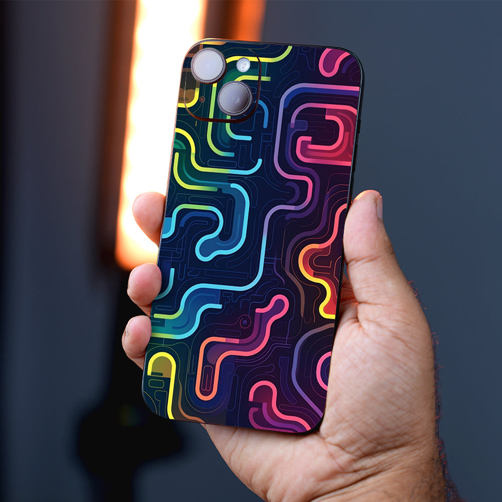 Retro Cyber Glow Mobile Skin