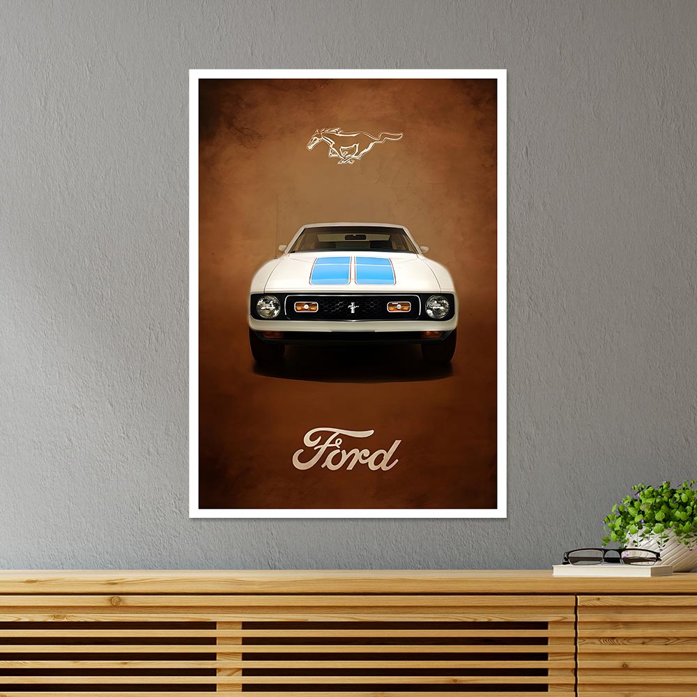 Ford Cars & Bikes Poster