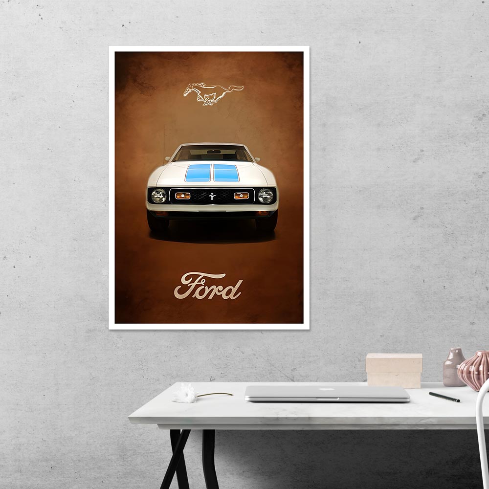 Ford Cars & Bikes Poster