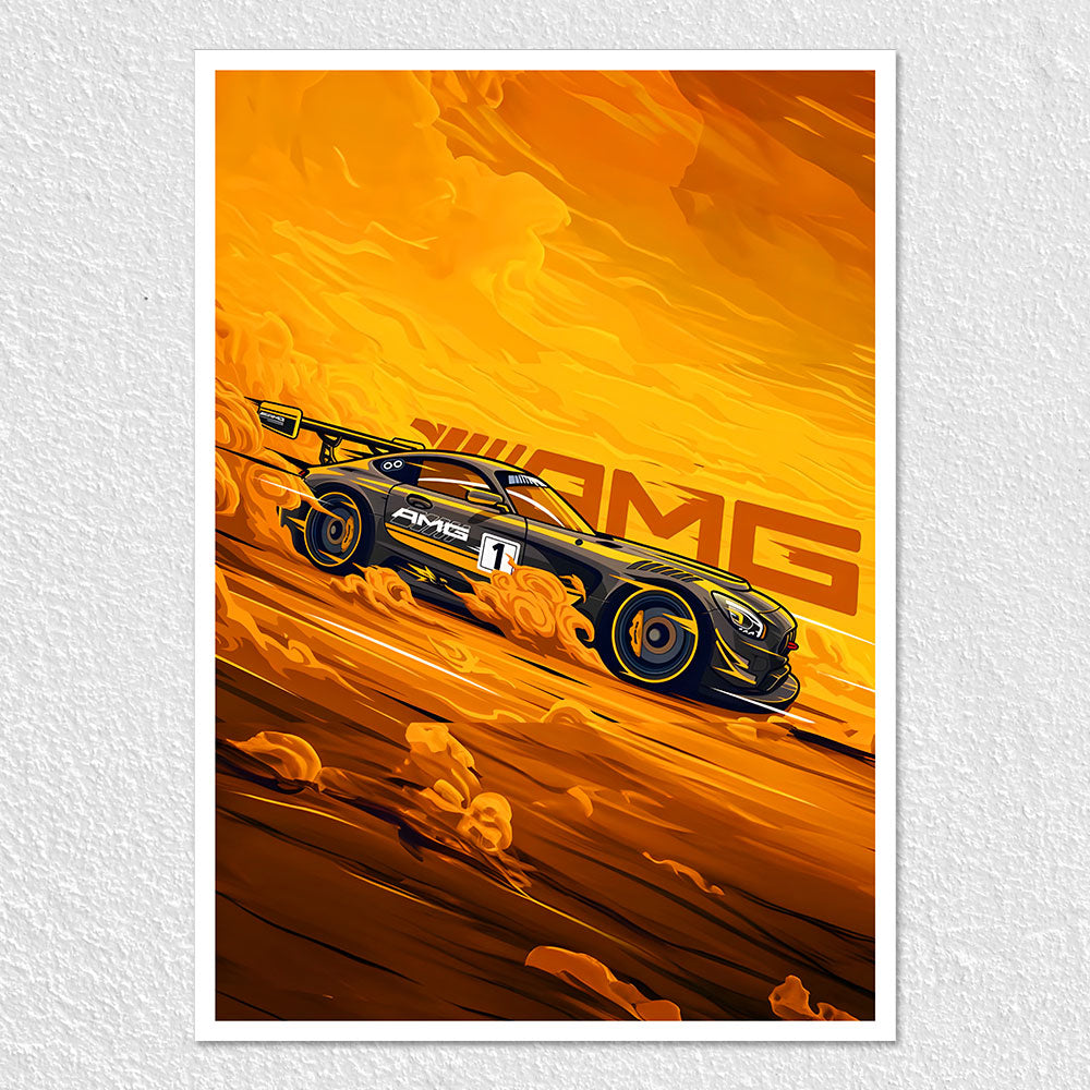 Fomo Store Posters Cars & Bikes Mercedes Amg GTR