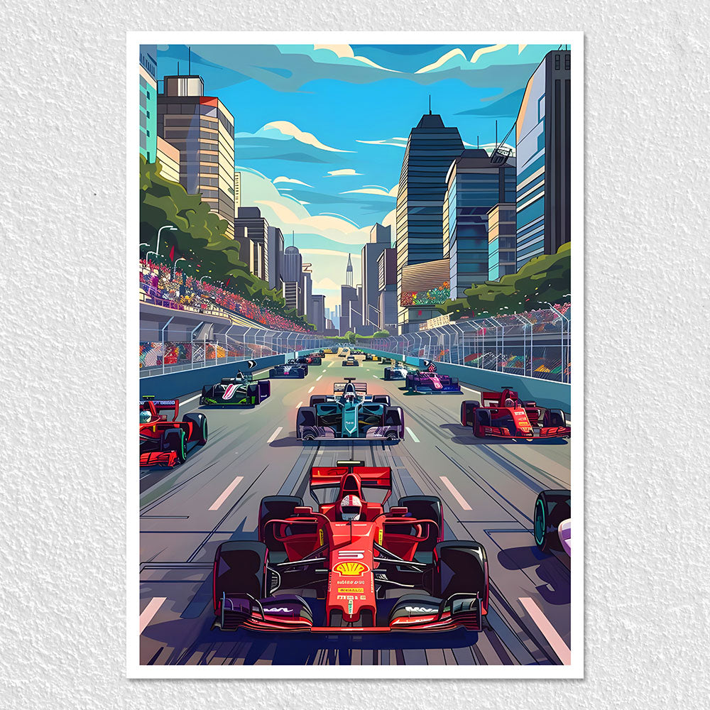 Fomo Store Posters Cars & Bikes Racing Cars