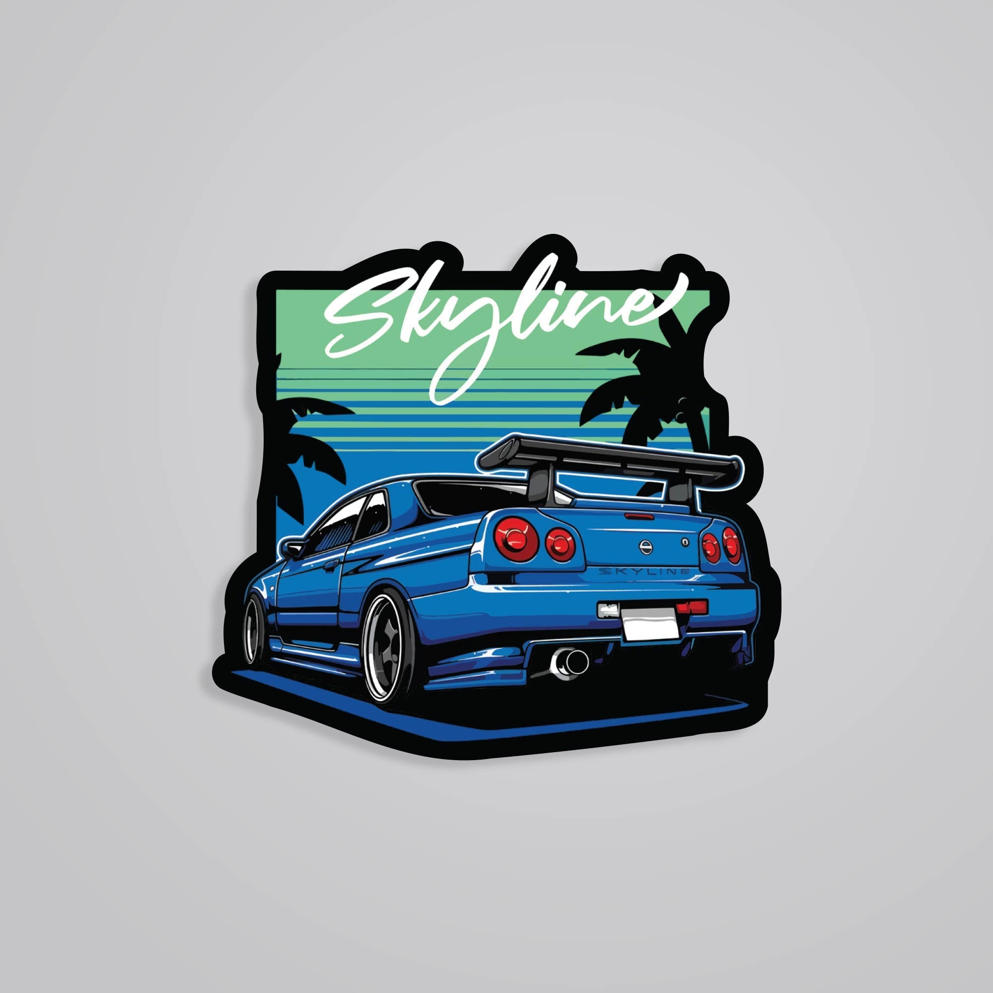 Fomo Store Stickers Cars & Bikes Nissan Skyline R34