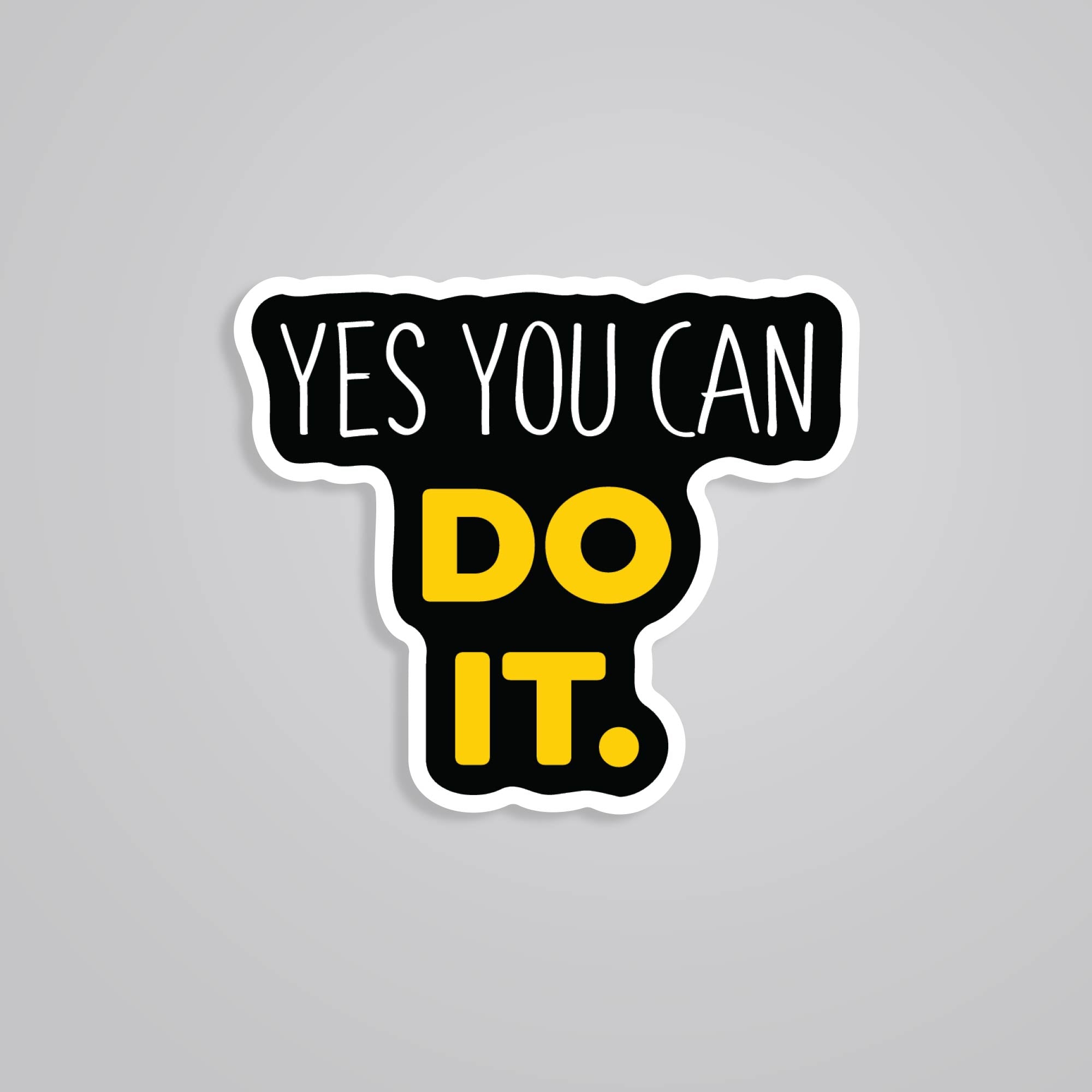 Fomo Store Stickers Motivational Yes You Can Do It