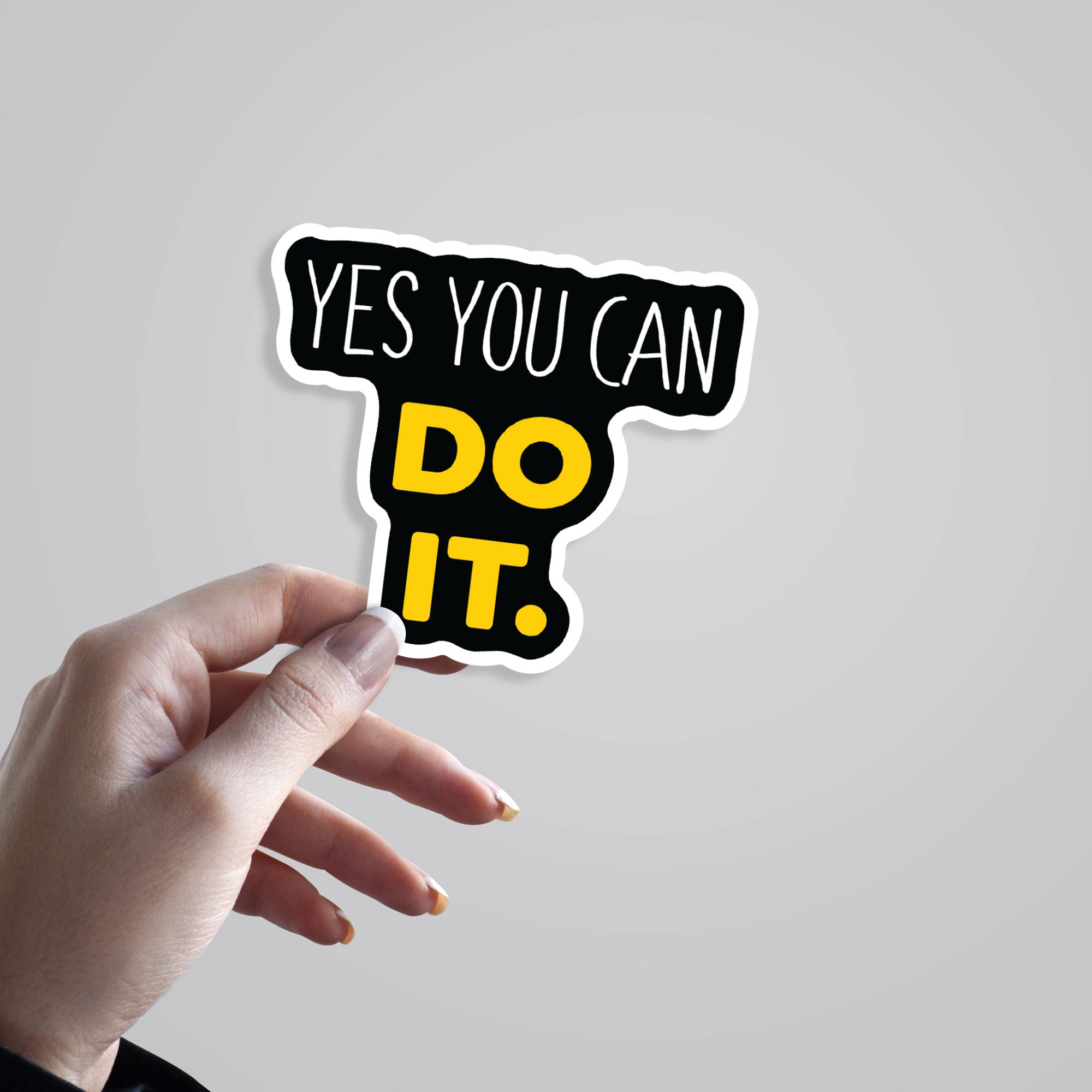 Yes You Can Do It Motivational Stickers