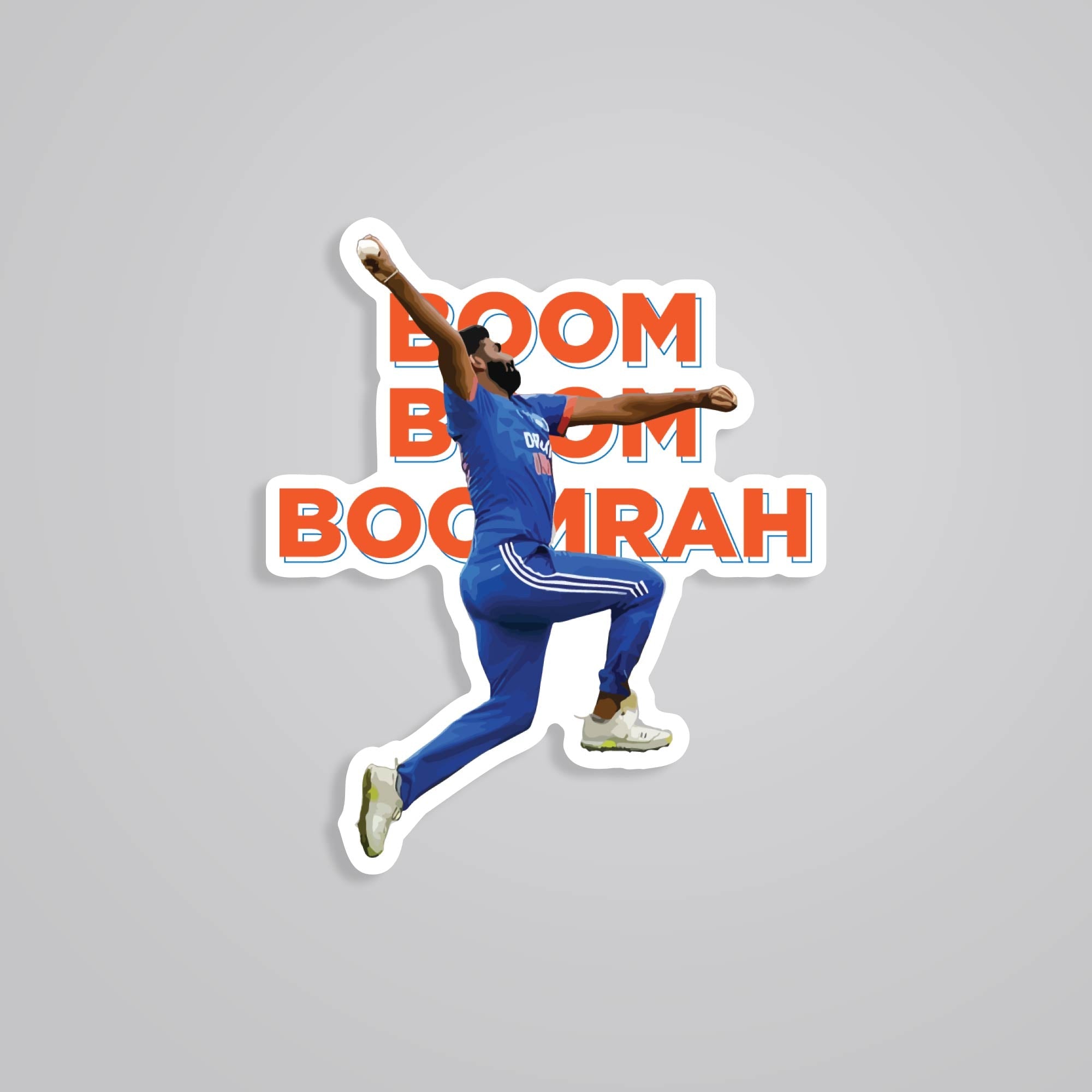 Fomo Store Stickers Sports Boom Boom Boomrah