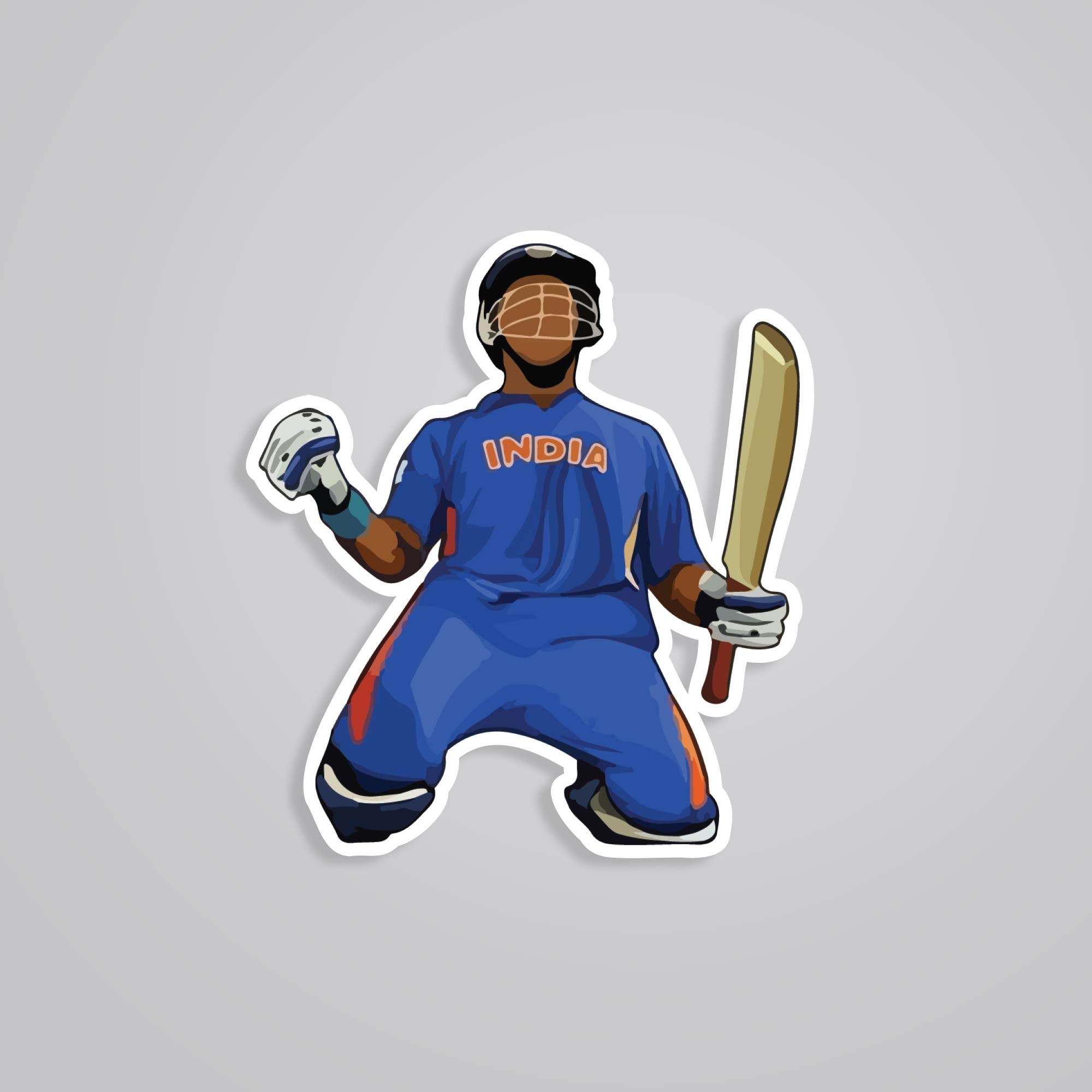 Fomo Store Stickers Sports Cricket Player