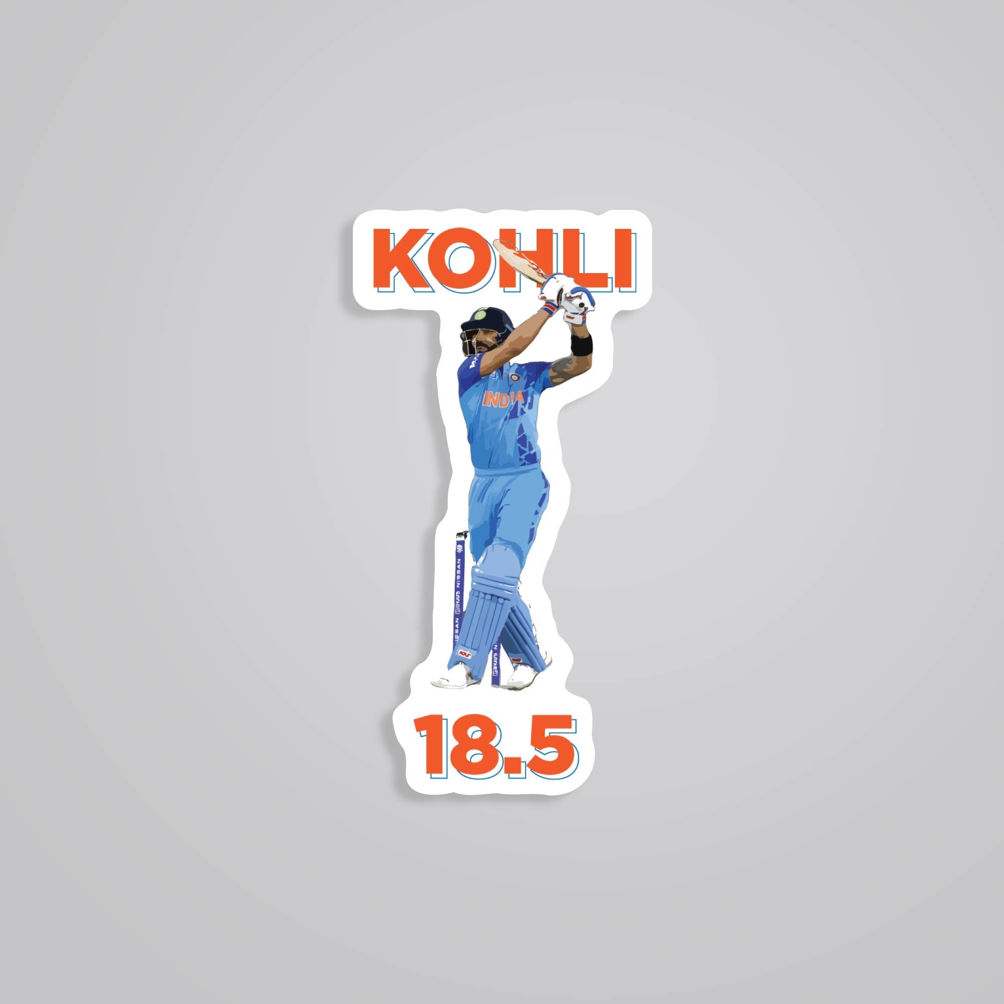Kohli 18.5 Sports Stickers