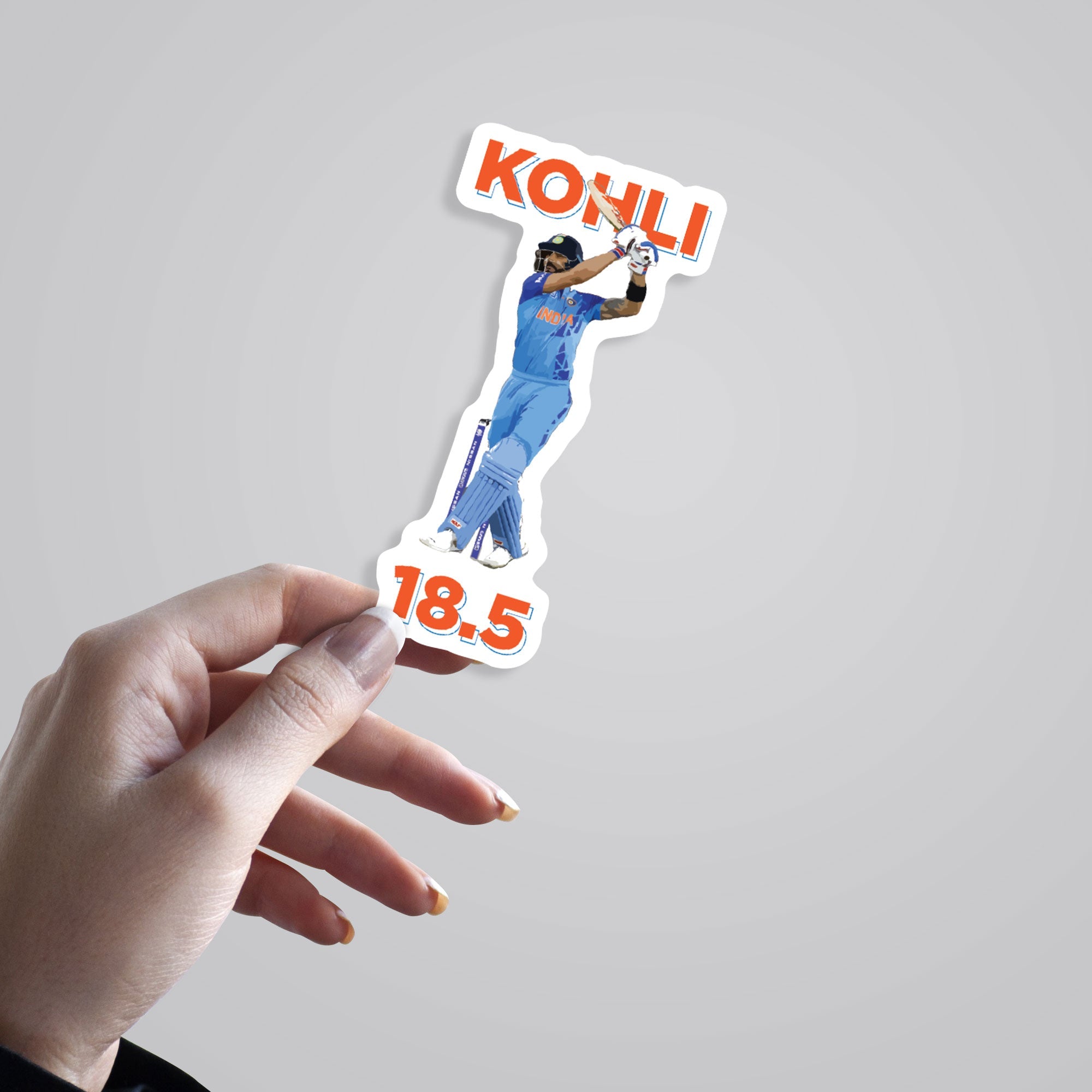 Kohli 18.5 Sports Stickers