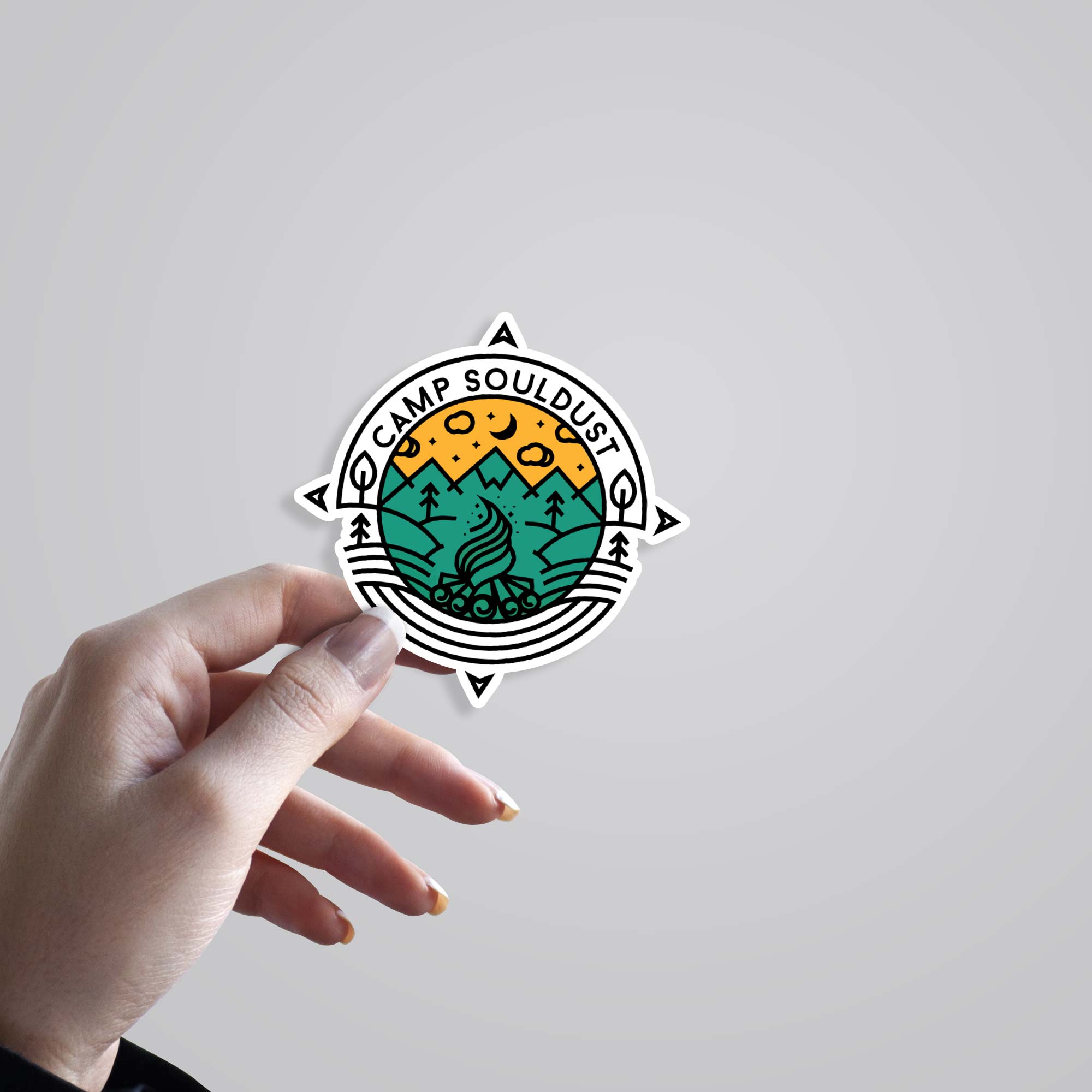 Camp Souldust Travels Stickers