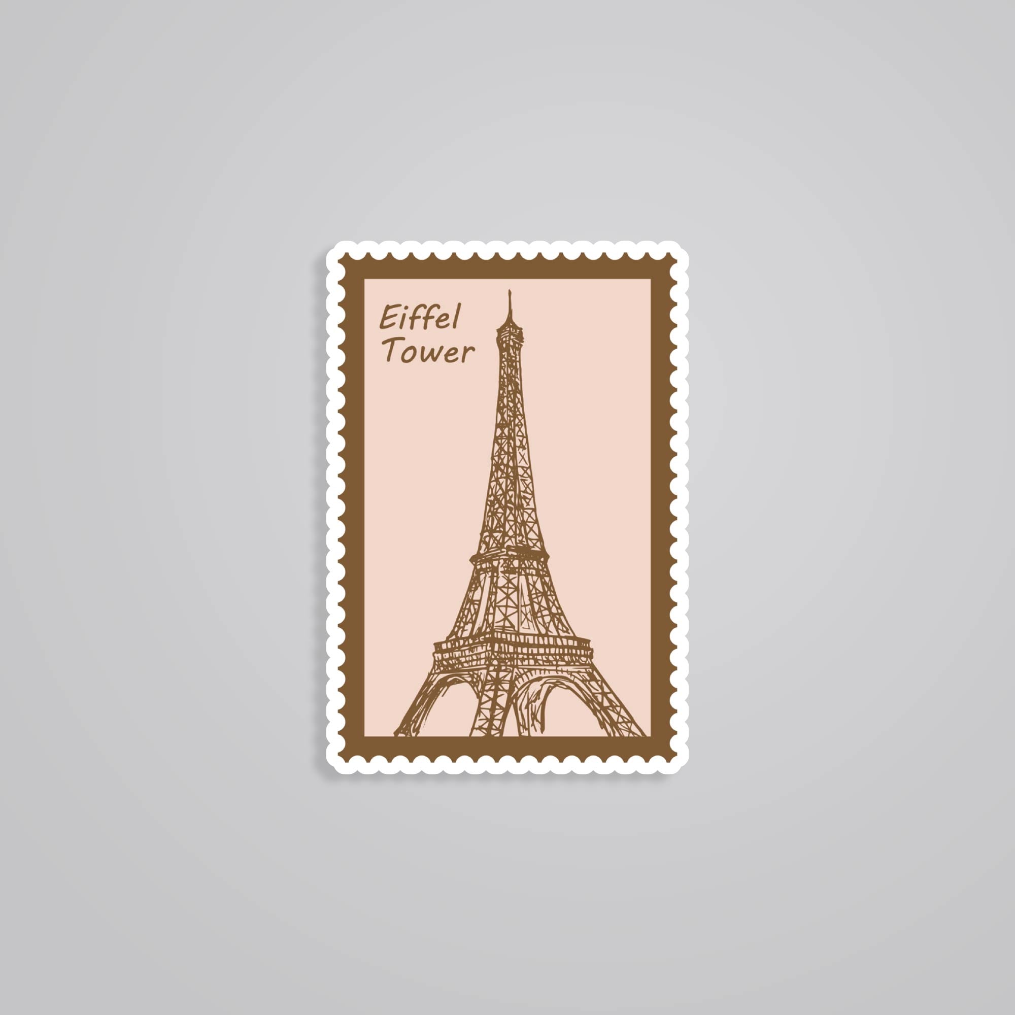 Fomo Store Stickers Travels Eiffel Tower Stamp