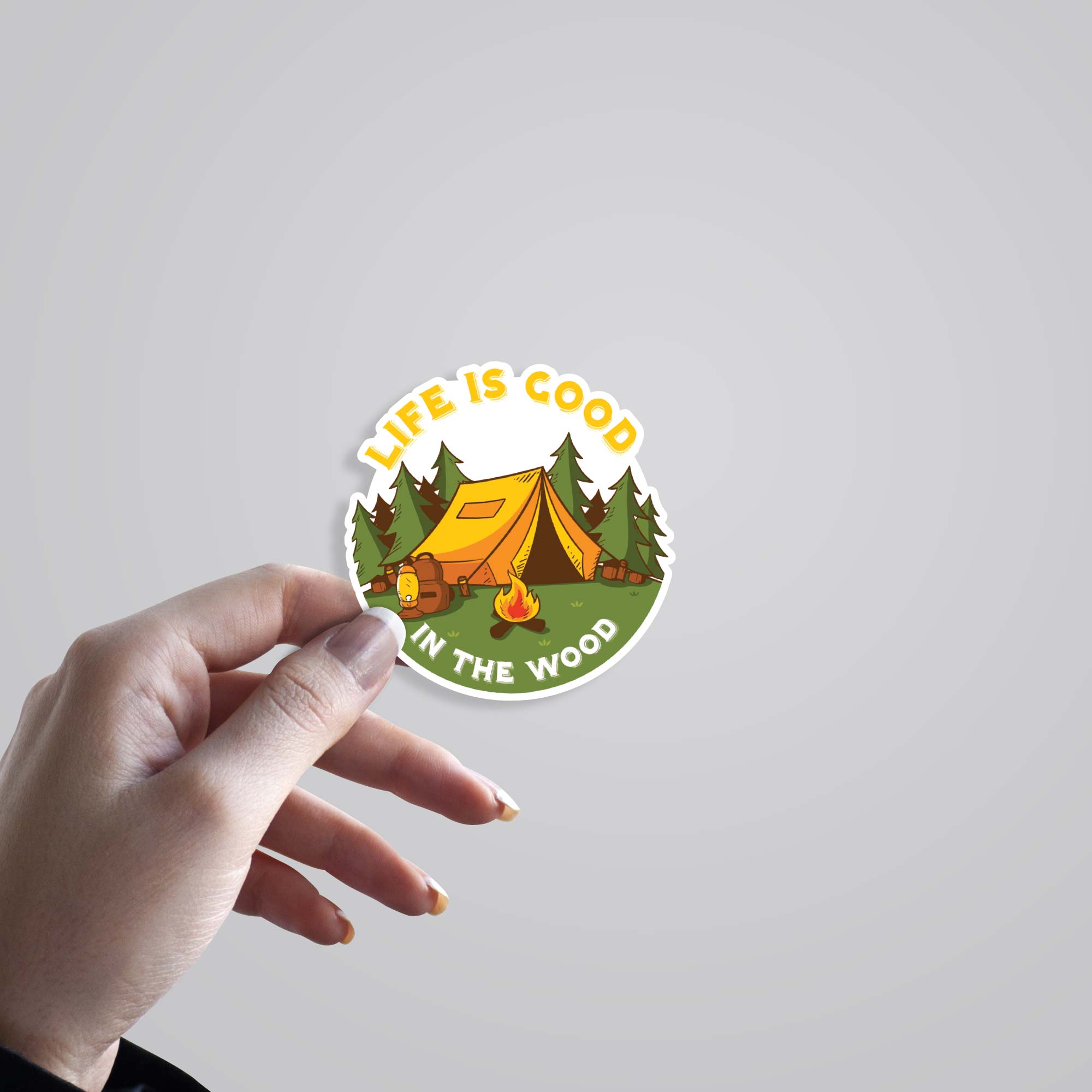 Life is good in the wood Travels Stickers