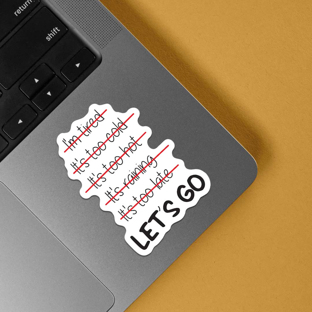 Let's Go Witty Stickers