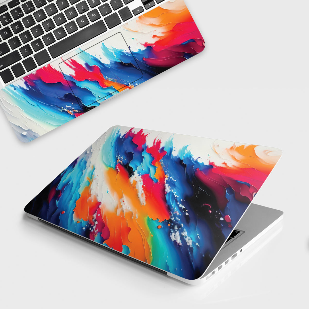 Fomo Store Laptop Skins Abstract Colorful Clouds
