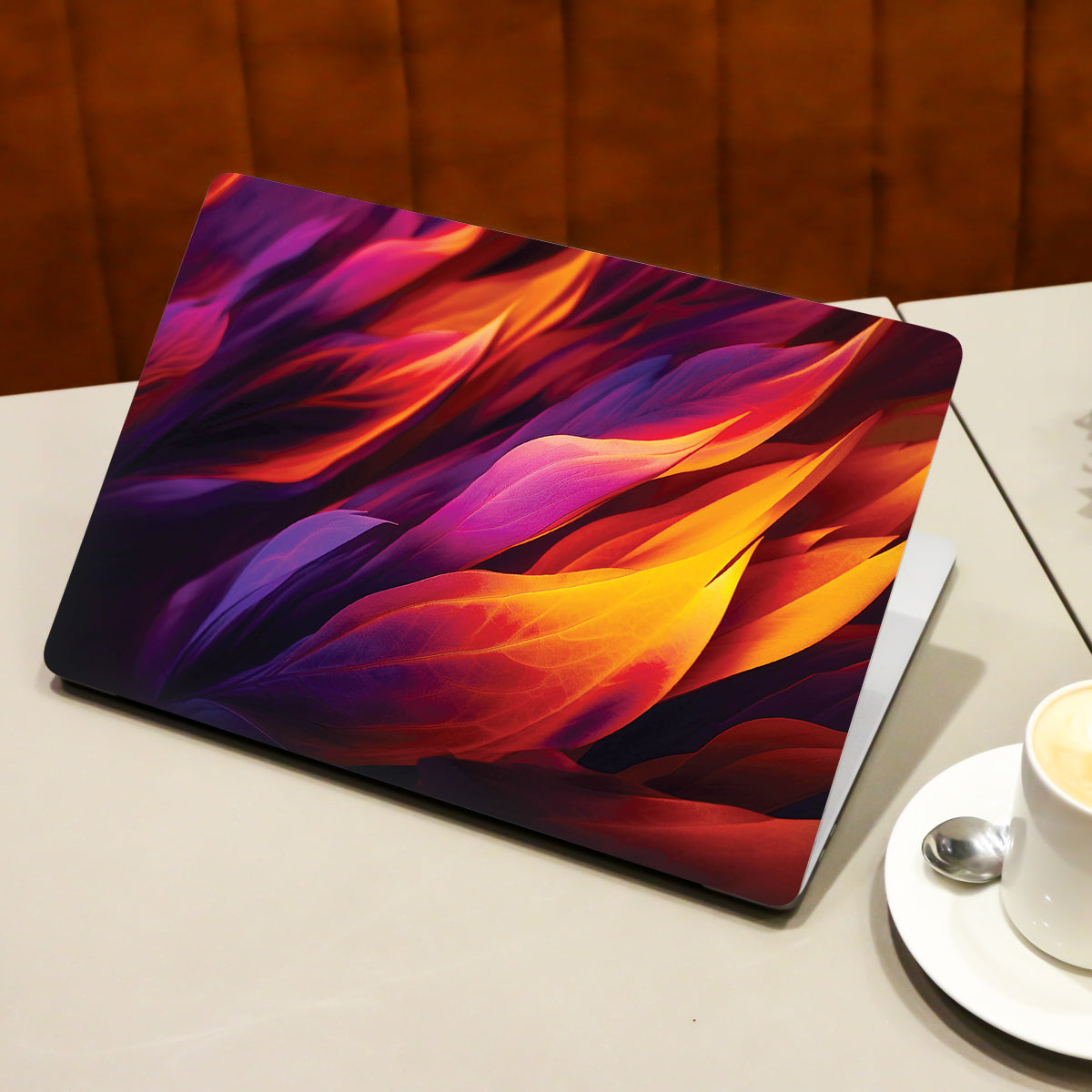 Evening Leaves Abstract Laptop Skin