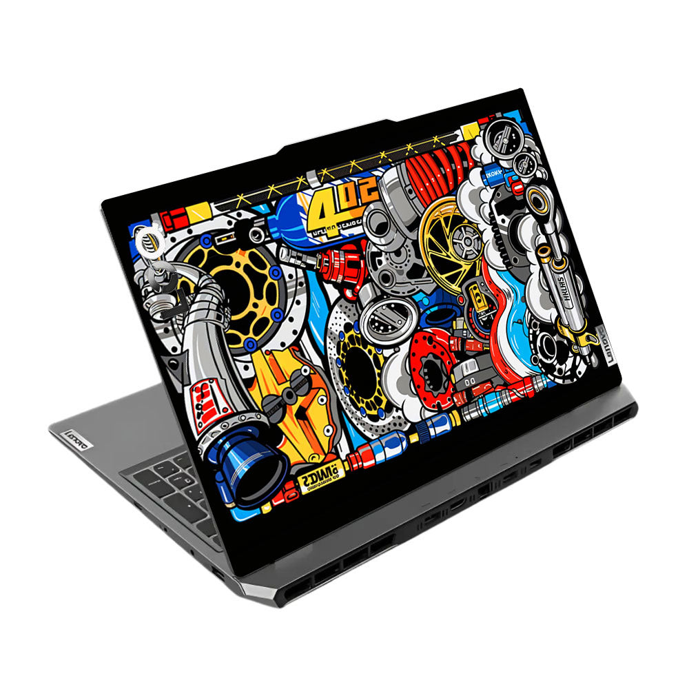 Mechanical Chaos Lenovo LOQ 2024 Laptop Skin