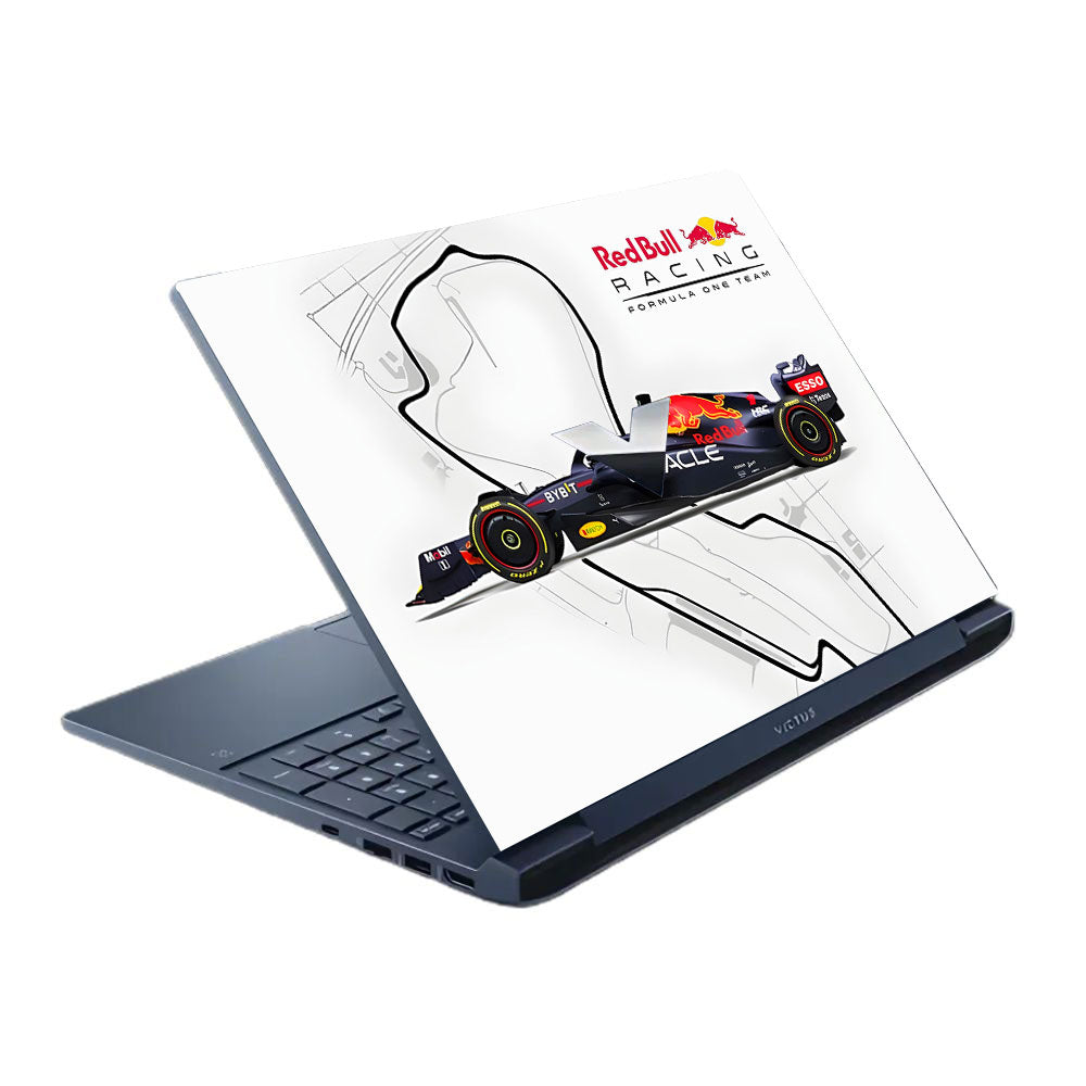 Red Bull Racing in Action HP Victus Laptop Skin