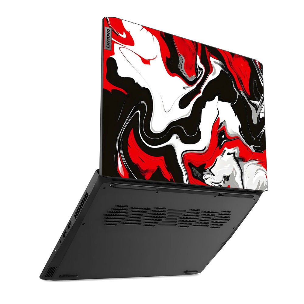 Red and White Marble Lenovo IdeaPad Gaming 3 15ACH6, 15IHU6 Laptop Skin