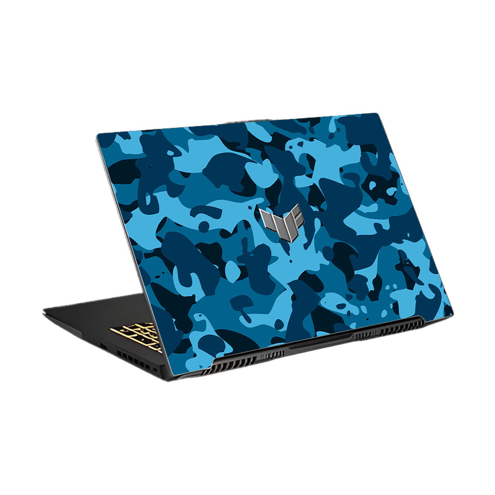 Deep Ocean Camo Asus TUF Gaming F17 FX707Z Laptop Skin