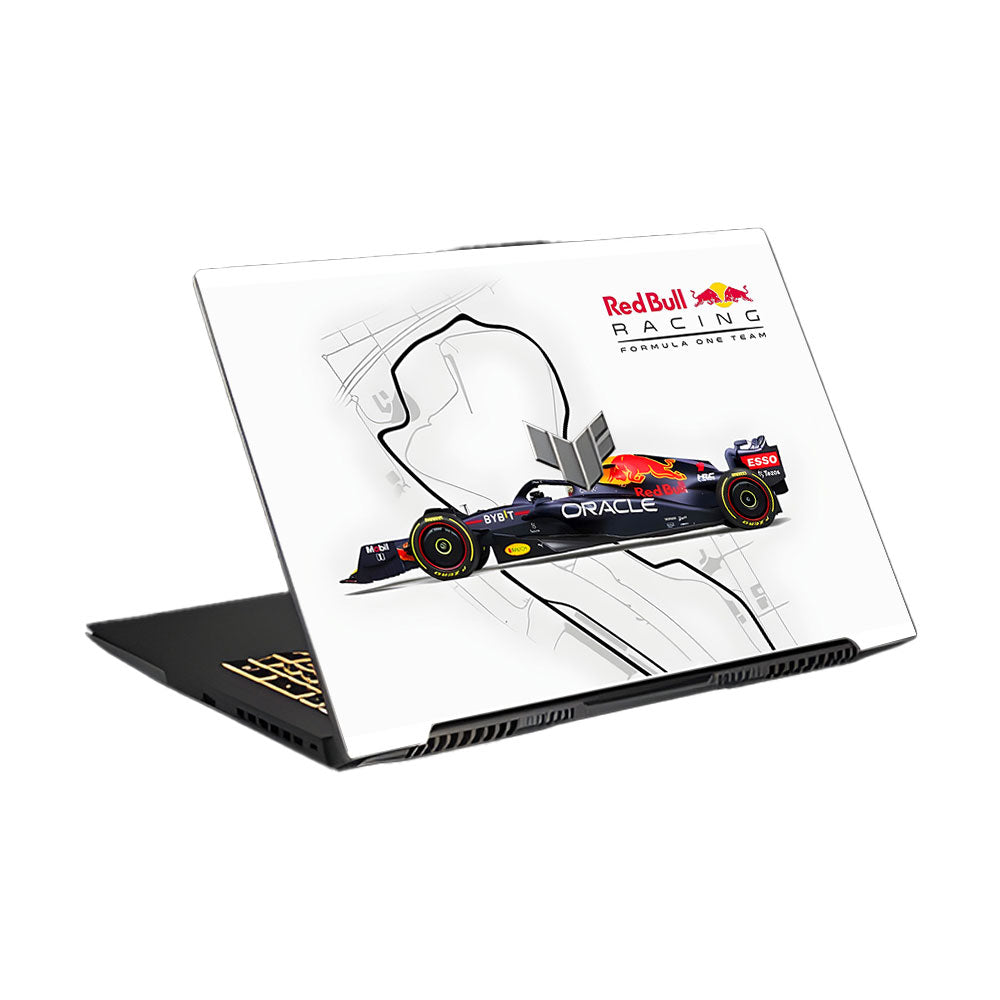 Red Bull Racing in Action Asus TUF Gaming F17 FX707Z Laptop Skin