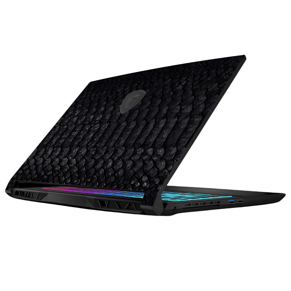 Black Dragon Scale MSI Katana 15 B13V Laptop Skin