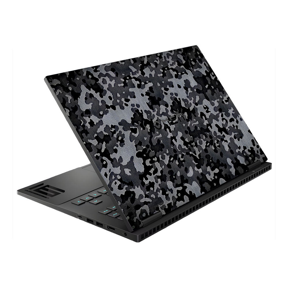 Stealth Grey Camo Pattern HP Omen Gaming 16 Laptop Skin