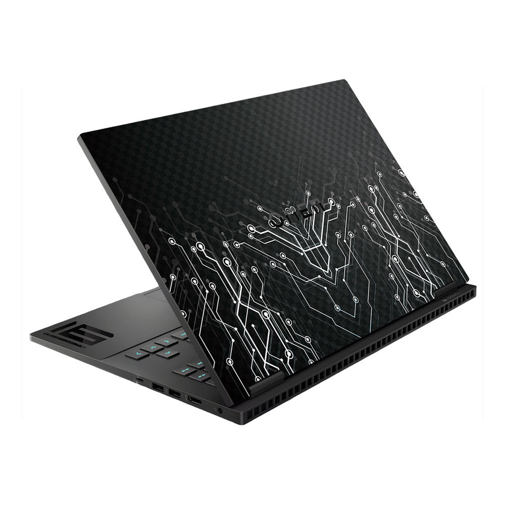 Black Digital Circuit HP Omen Gaming 16 Laptop Skin