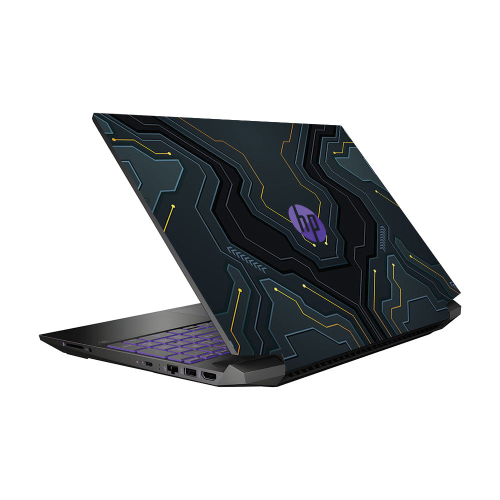 Futuristic Techno HP Pavilion Gaming 15 EC Series Laptop Skin