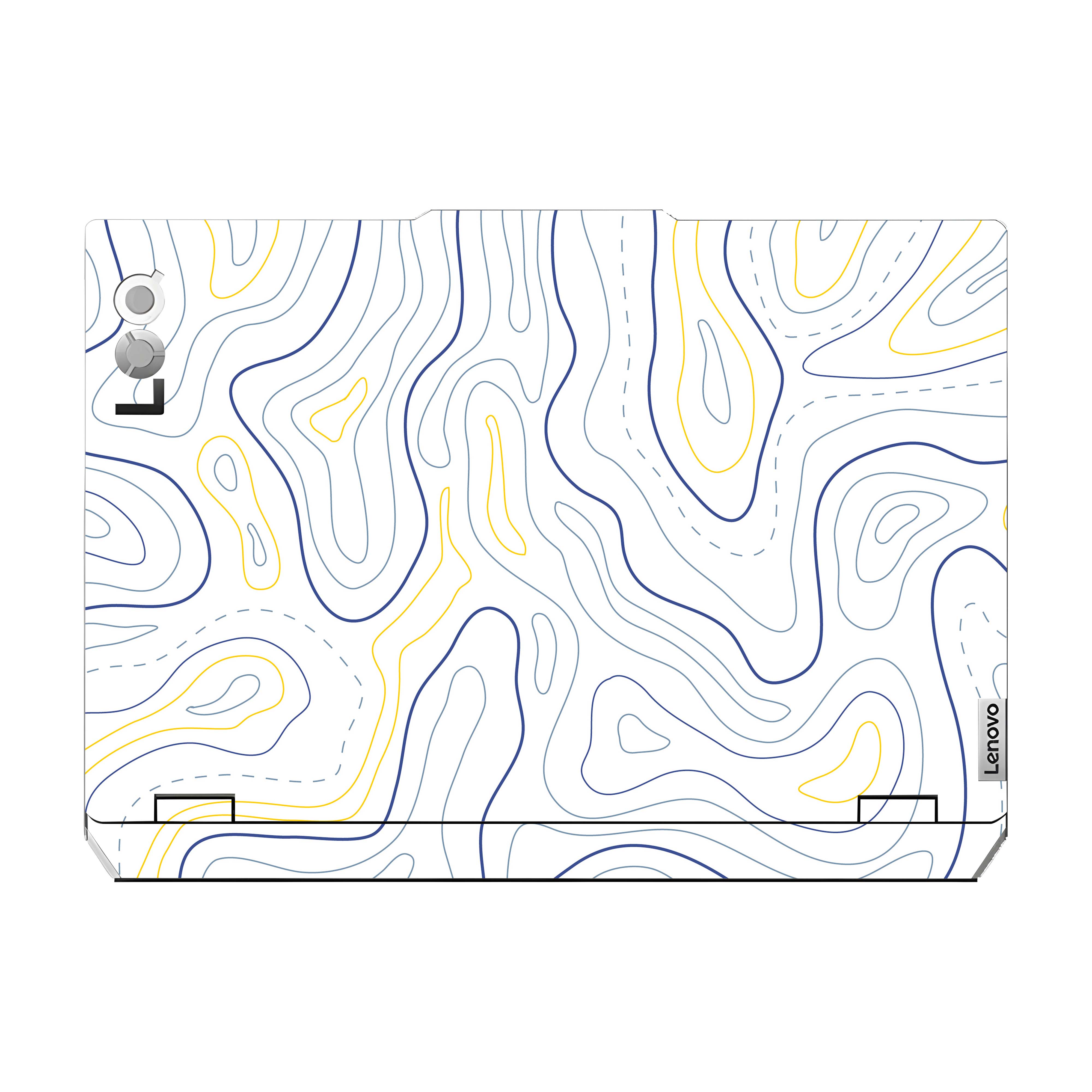 Minimalist Colorful Contours Lenovo LOQ 2024 Laptop Skin