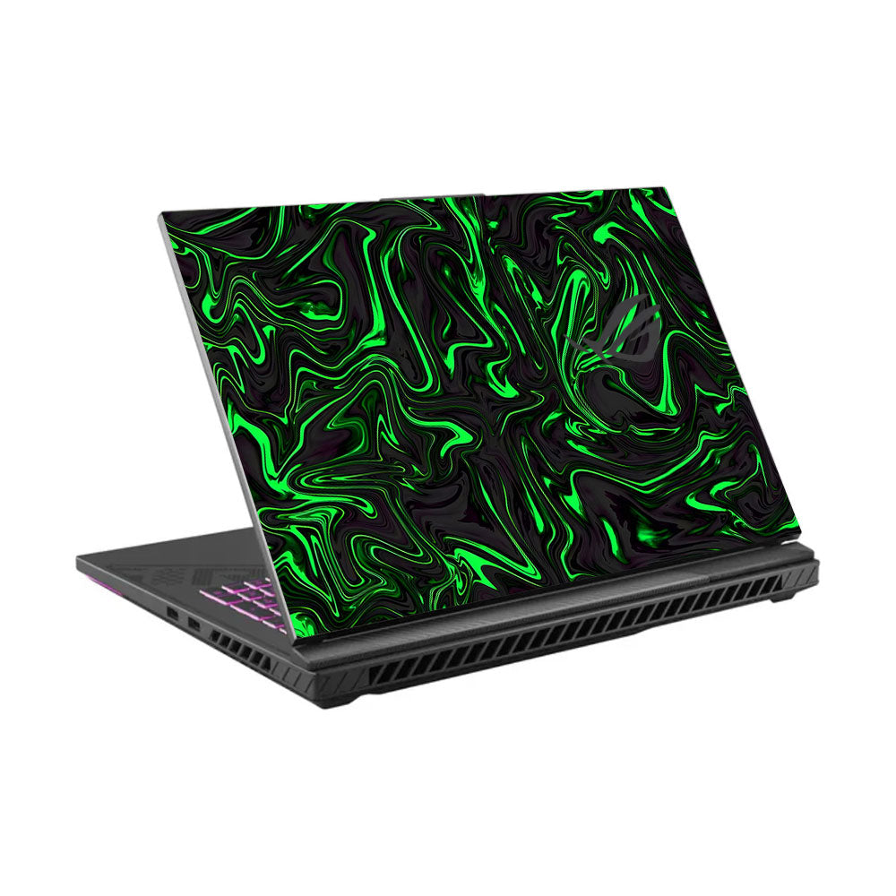 Neon Green Marble Asus ROG Strix G16 G614J Laptop Skin