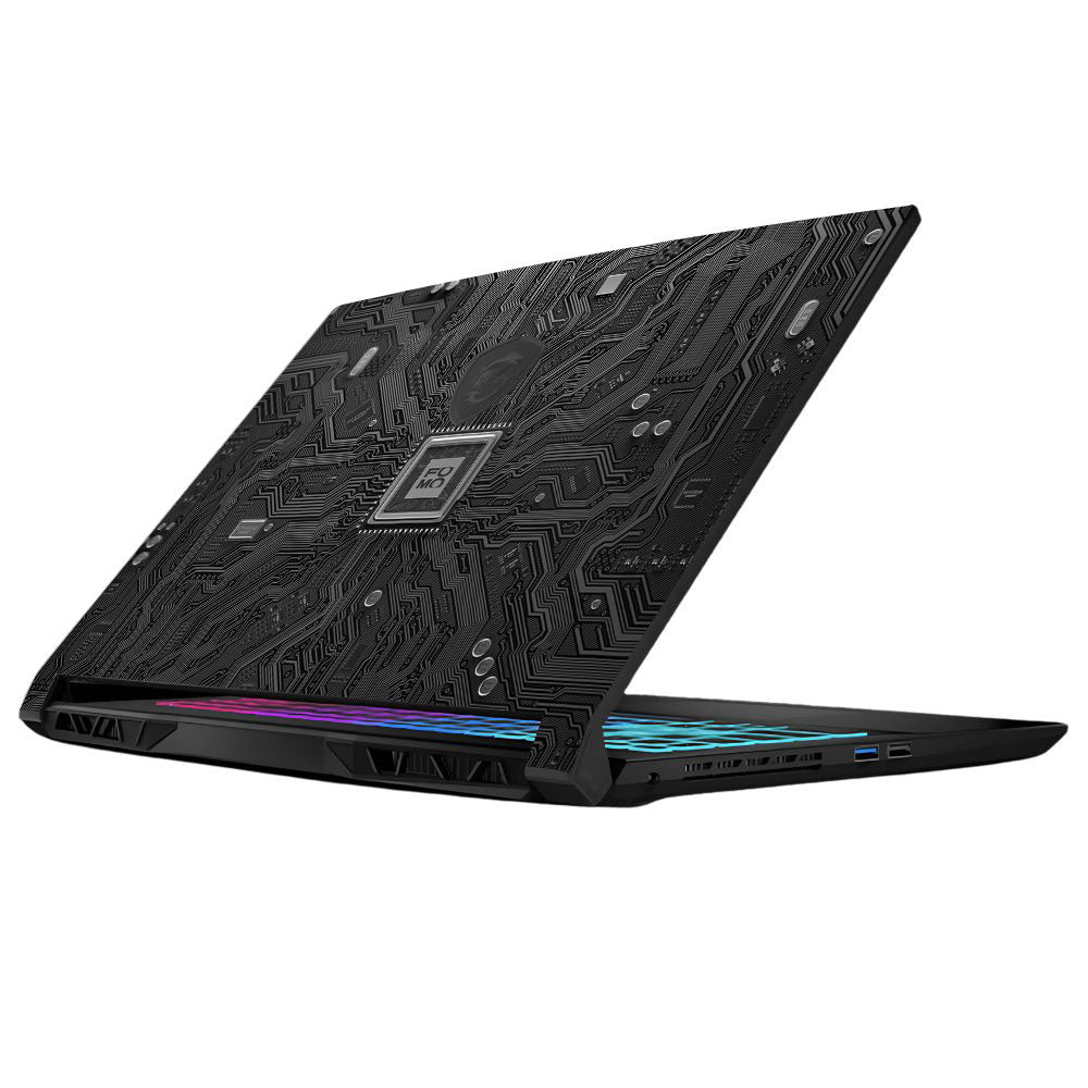 FOMO Circuit Dark Mode MSI Katana 15 B13V Laptop Skin