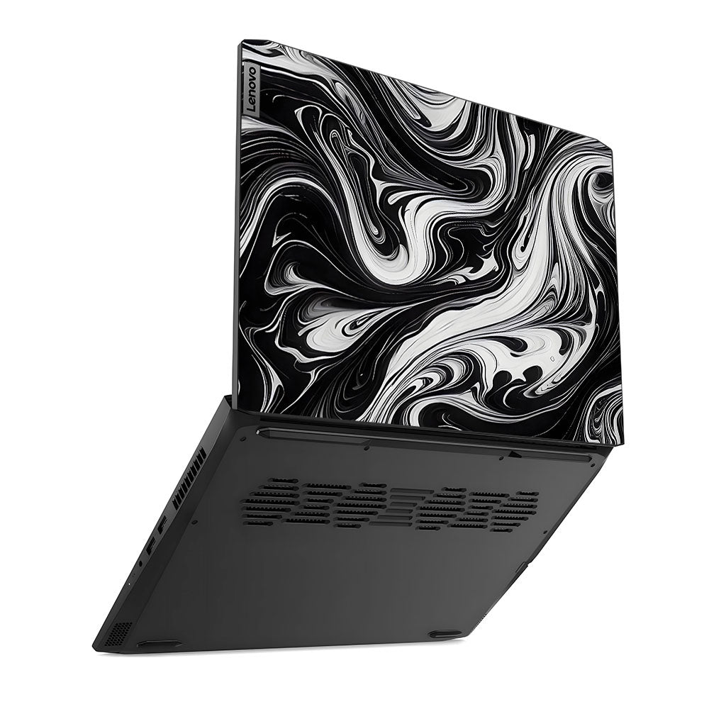 Black and White Marble Lenovo IdeaPad Gaming 3 15ACH6, 15IHU6 Laptop Skin