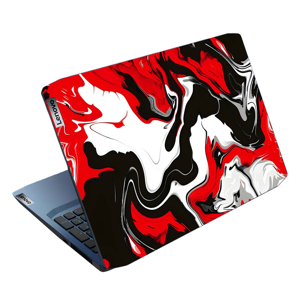 Red and White Marble Lenovo IdeaPad Gaming 3 15ARH05 and 15IMH05 Laptop Skin