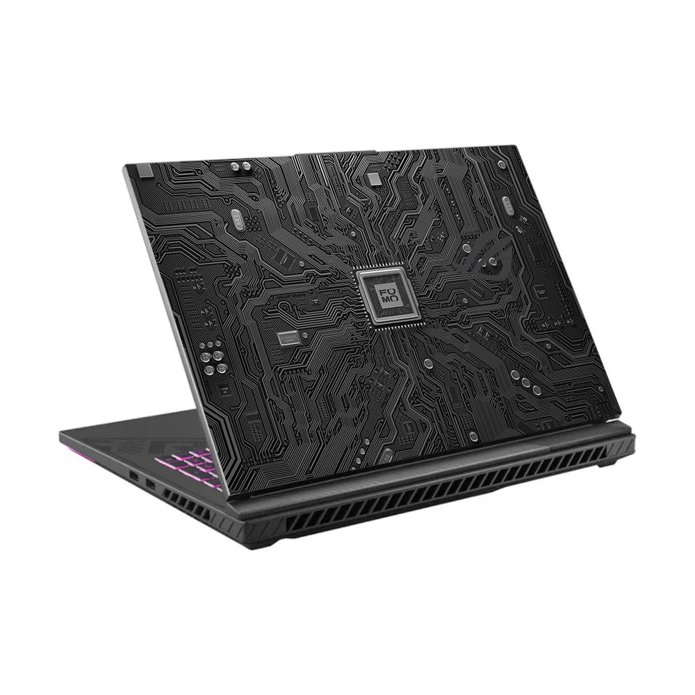 FOMO Circuit Dark Mode Asus ROG Strix G16 G614J Laptop Skin