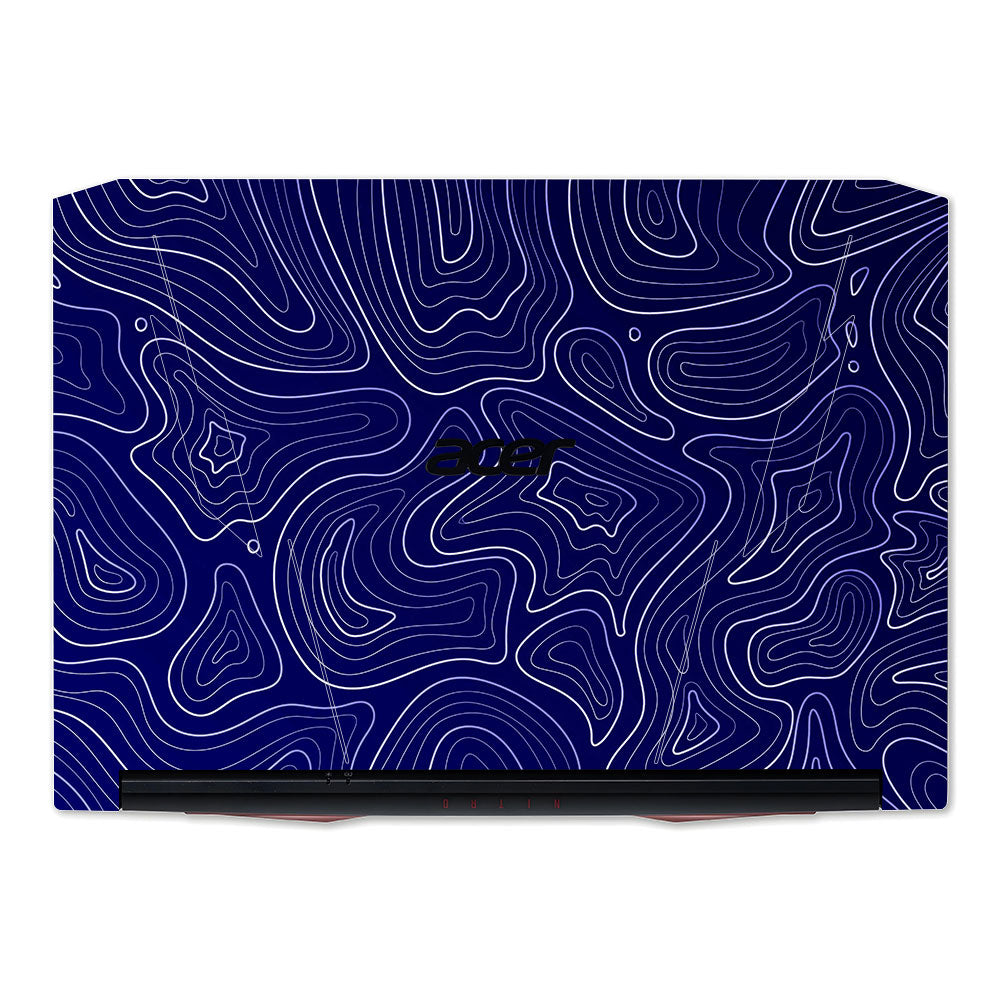 Deep Blue Contour Depths Acer Nitro 5 AN515 45, 55, 57 Laptop Skin