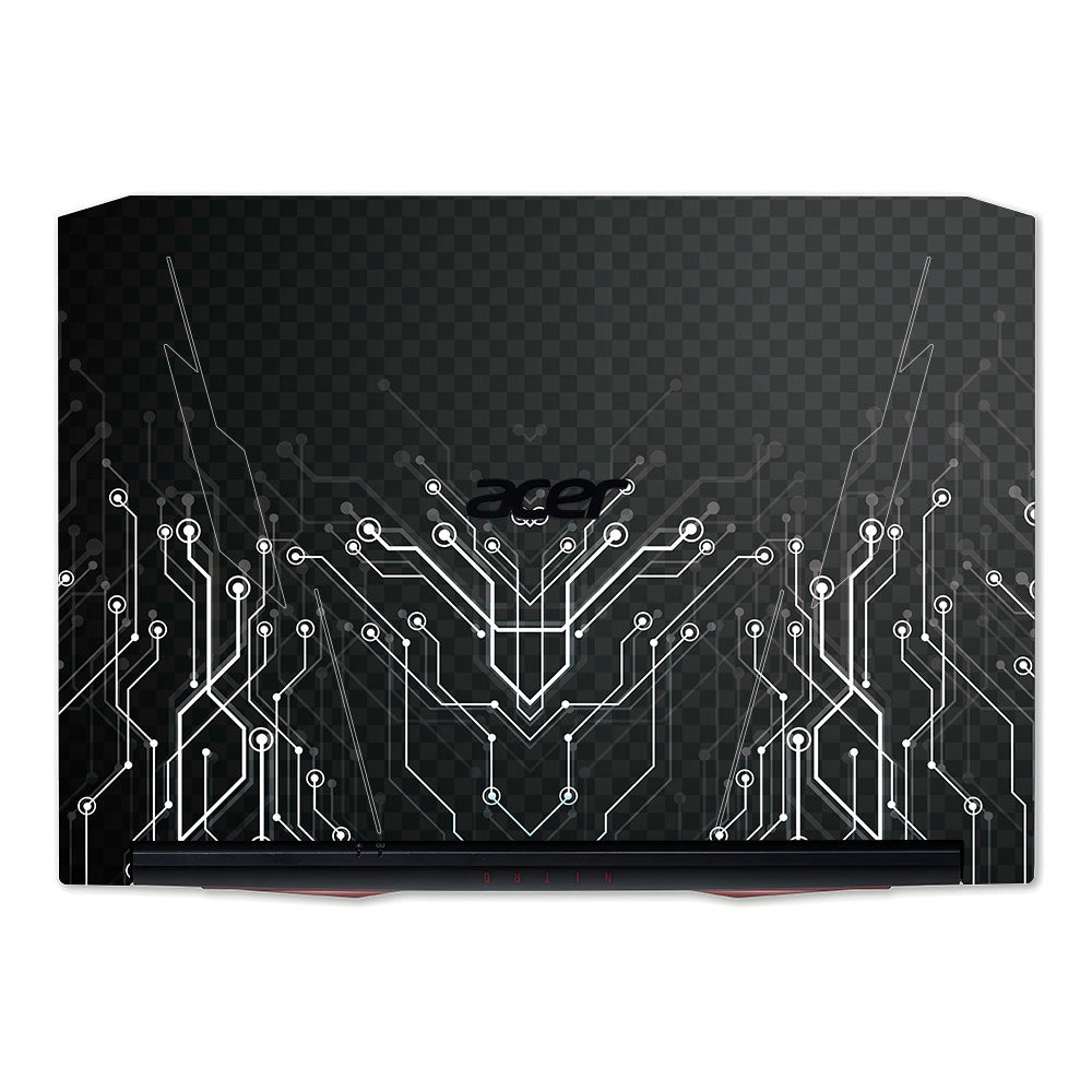 Black Digital Circuit Acer Nitro 5 AN515 45, 55, 57 Laptop Skin