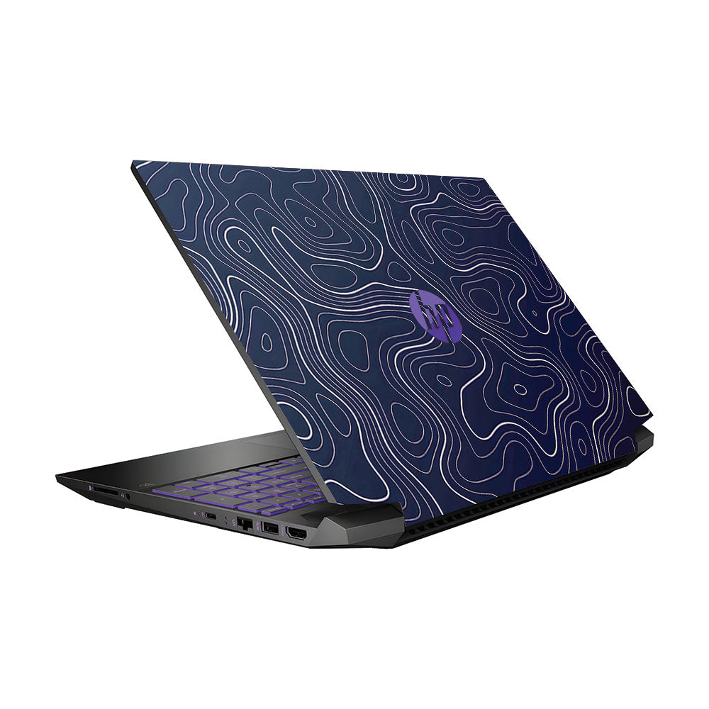 Fluid Lines Design HP Pavilion Gaming 15 EC Series Laptop Skin