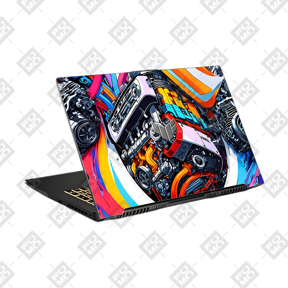 Power in Motion Asus TUF Gaming F17 FX707Z Laptop Skin