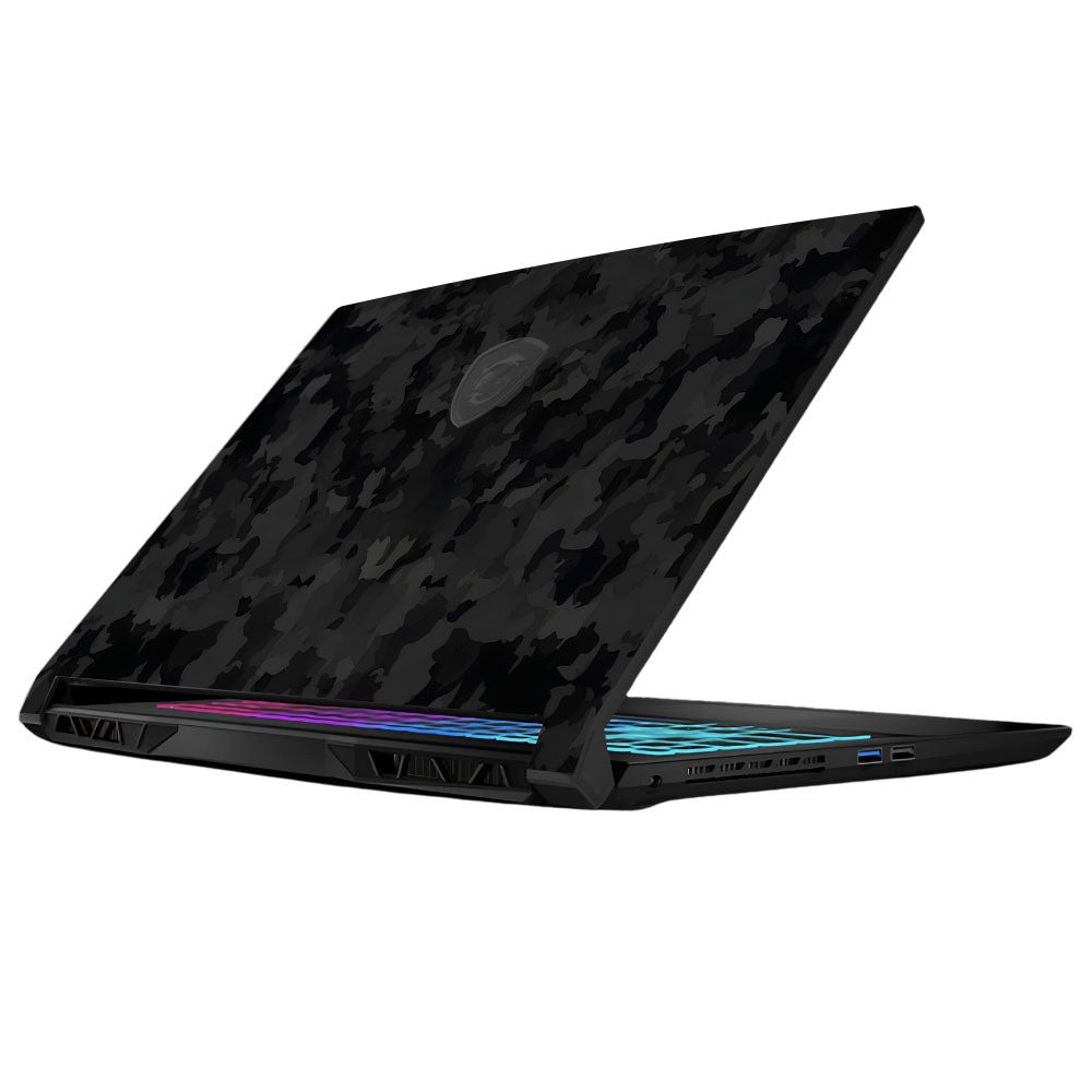 Black Camouflage MSI Katana 15 B13V Laptop Skin