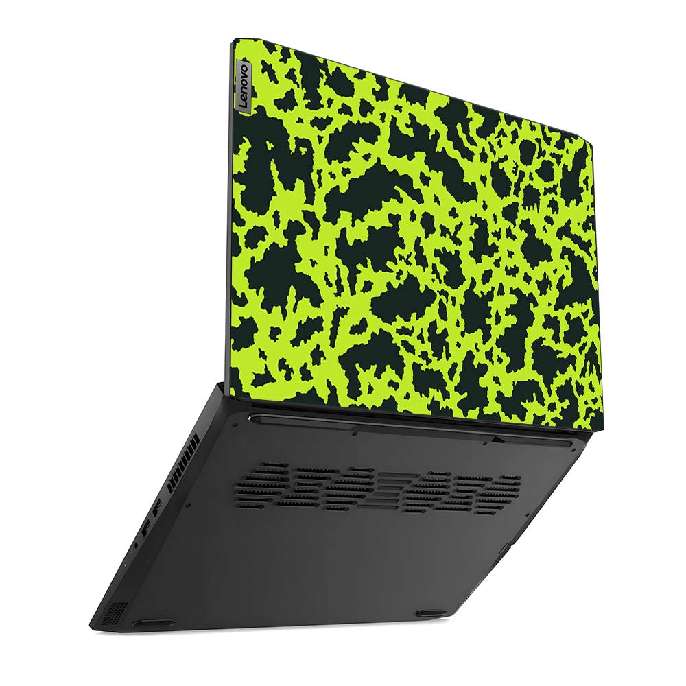 Neon Green Splatter Lenovo IdeaPad Gaming 3 15ACH6 and 15IHU6 Laptop Skin